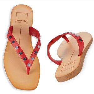Anthropologie flip flops by Dolce Vita